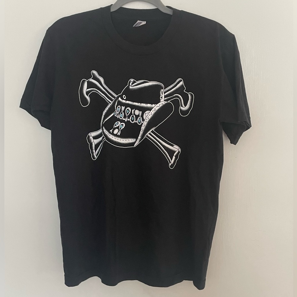 Black rhinestone Cowgirl Crossbones t-shirt #39
